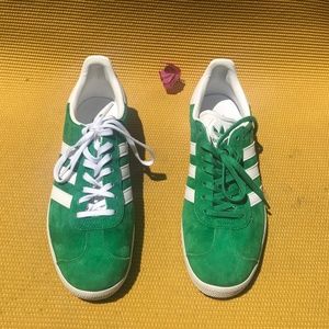 Green Adidas Gazelle 9.5 NEVER WORN